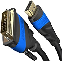 KabelDirekt – Cable Adaptador HDMI-DVI – 2m (bidireccional- DVI-D 24+1-Cable HDMI High Speed- 1080p-Full HD- Cable de…